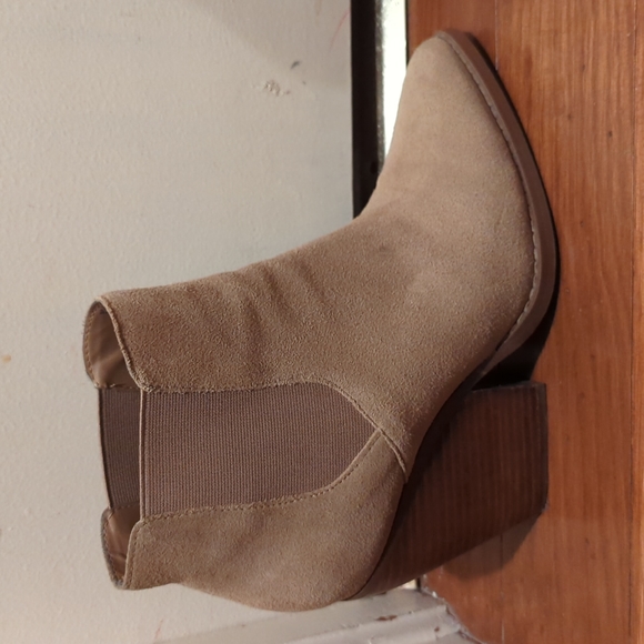BP Lex suede western style Chestnut booties - Picture 4 of 9